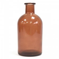 Antique Round Amber Bottle, 250ml