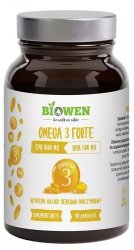 Omega 3 Forte 1000 mg EPA, 500 mg DHA Biowen, 90 kapsułek