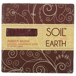 Mydło Naturalne Amber Musk Antystresowe, Soil & Earth, 125g