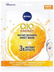 NIVEA Q10 Energy Maska w płacie 10-minutowa 1 szt.