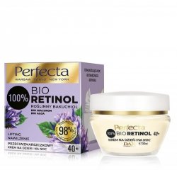 Perfecta 100% Bio Retinol 40+ Przeciwzmarszczkowy Krem na dzień i noc - nawilżenie i lifting 50ml