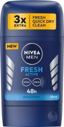 NIVEA DEO sztyft męski FRESH ACTIVE