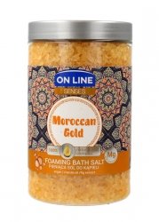 On Line Senses Pieniąca Sól do kąpieli Moroccan Gold  480ml