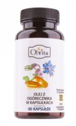 Borage Oil, Olvita, 60 capsules