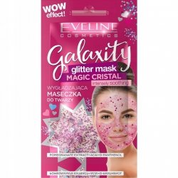 Eveline Galaxity Glitter Mask Wygładzająca Maseczka do twarzy Magic Cristal   5mlx2