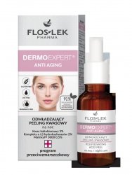 Floslek DERMO EXPERT® ANTI AGING Odmładzający peeling kwasowy na noc 30 ml