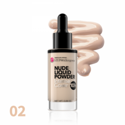 Bell Hypoallergenic Puder w płynie Nude Liquid Powder nr 02 Light Beige  25g