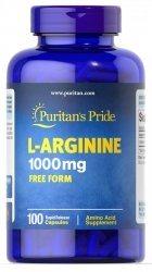 L-Arginine 1000 mg, Puritan's Pride, 100 capsules