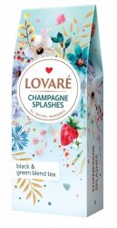 Herbata czarna i zielona liściasta Champagne Splashes, Lovare, 80g