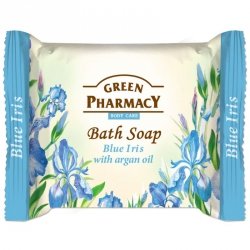 Bath Soap Blue Iris with argan oil, Green Pharmacy