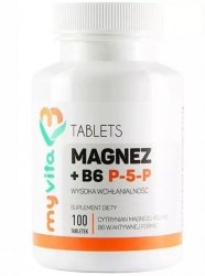 Magnesium + Vitamin B6 P-5-P, Tablets, MyVita