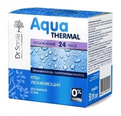 Krem nawilżający do skóry tłustej z wodą termalną i kwasem hialuronowym, Dr. Sante Aqua Thermal, 50ml