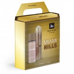 JEAN MARC Miami Hills Zestaw prezentowy damski - woda toaletowa 50 ml + dezodorant 75 ml