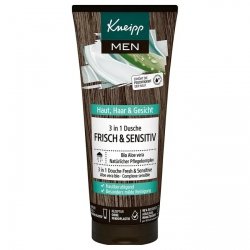 Męski Żel pod prysznic MEN 3w1 Fresh & Sensitive, Kneipp, 200ml