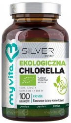 Chlorella BIO Proszek, 100% SILVER PURE Myvita