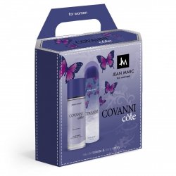 JEAN MARC Covanni Cote Zestaw prezentowy damski - woda toaletowa 50 ml + dezodorant 75 ml