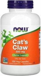 Koci Pazur (Cat's Claw) 500 mg, Now Foods, 250 kapsułek