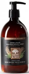 Mydło w Płynie BIO dla Mężczyzn Wetiver & Oliwa, Olive & Moi, 500ml