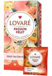 Mieszanka herbata z dodatkami „Passion Fruit” Lovare, 24 torebki