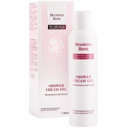 Różany Kremowy Żel pod Prysznic odświeżający Diamond Rose, 200ml