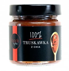 Dżem 100% Truskawka z Chia, Foods by Ann, 200g