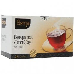 Czarna herbata z bergamotką BERGA Earl Grey, 24 torebki