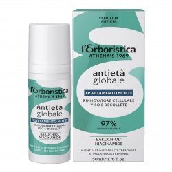 Krem do twarzy i dekoltu na noc, L'Erboristica Natura Antieta Globale, 50ml
