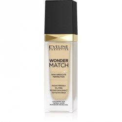 Eveline Wonder Match Podkład dopasowujący się do cery nr 05 Light Porcellain  30ml