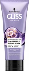 Schwarzkopf Gliss Hair Repair Purple Maska do włosów blond i rozjaśnionych  200ml