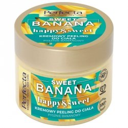 Perfecta Sweet Banana Kremowy Peeling do ciała - gruboziarnisty  300g