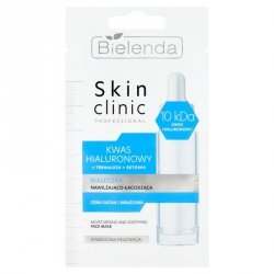 Bielenda Skin Clinic Professional Kwas Hialuronowy Maseczka nawilżająco-łagodząca 8g