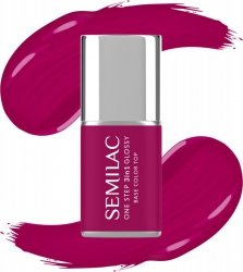 SEMILAC One Step Glossy 3in1 Lakier hybrydowy do paznokci S690 Coral Pink 7 ml