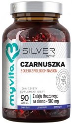 Olej z Czarnuszki 500mg SILVER PURE 100%, Myvita