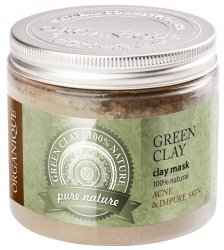 ORGANIQUE Pure Nature Maseczka z zielonej glinki Green Clay  150 g