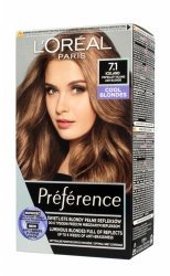 Loreal Preference Farba do włosów nr 7.1 Iceland - popielaty blond  1op.