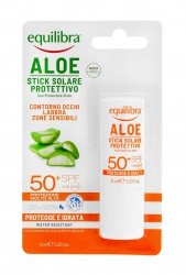 Equilibra Aloe Solare Aloesowy Sztyft przeciwsłoneczny SPF50+ 10ml