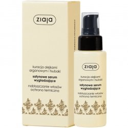 Ziaja Satynowe serum wygładzające, kuracja olejkami arganowym i tsubaki, 50 ml