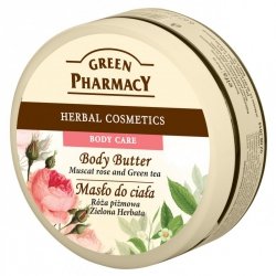 Green Pharmacy Masło do ciała Róża piżmowa, Zielona herbata  200ml