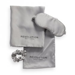 Revolution Beauty The Beauty Sleep Satin Set Satynowy Zestaw do spania - Silver 1op.