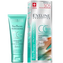 Eveline Face Therapy SOS Krem CC 8w1 na zaczerwienienia  30ml
