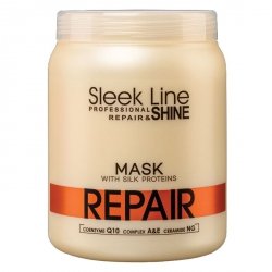 STAPIZ SLEEK LINE REPAIR Maska z jedwabiem do włosów suchych 1000ml