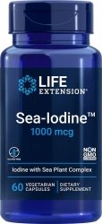 Sea-Iodine - Jod morski 1000 mcg, Life Extension, 60 kapsułek