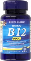 Witamina B12, 500mcg, Holland & Barrett, 100 tabletek