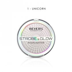 REVERS Puder rozświetlający STROBE & GLOW HIGHLIGHTER  01 Unicorn 8 g