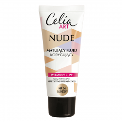 Celia Art Nude Matujący Fluid korygujący nr 04 słoneczny  30ml