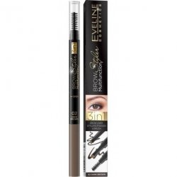 Eveline Brow Multifunction Styler Kredka do brwi 3w1 nr 02 Dark Brown