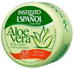 Nawilżający krem do ciała i rąk na bazie aloesu, INSTITUTO ESPANOL ALOE VERA, 400 ml