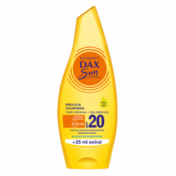 Dax Sun Emulsja ochronna do opalania z masłem kakaowym i olejem arganowym SPF20 175ml