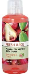 Пена для ванн Розовое яблоко и Гуава, Fresh Juice, 1000мл