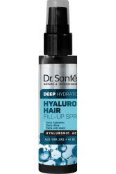Spray do włosów z nawadniąjącym kwasem hialuronowym, Dr. Sante  Hyaluron, 150ml